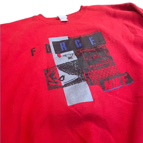 GUC RARE Vintage Nike Force Crewneck Basketball Sweater - Picture 2 of 7